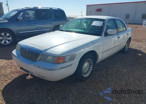 2000 Mercury Grand Marquis Ls z USA, uszkodzony, nr VIN 2MEFM75W2YX736101